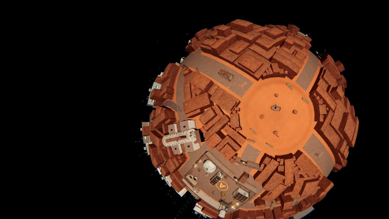 Elysium from orbit